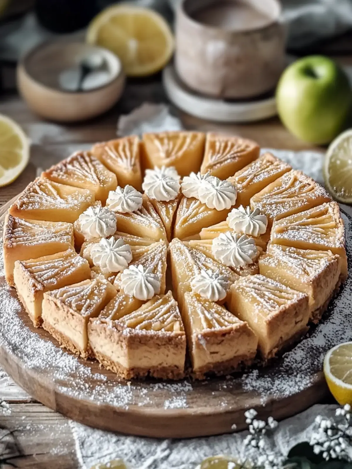 Make your own speculoos apple tray cake