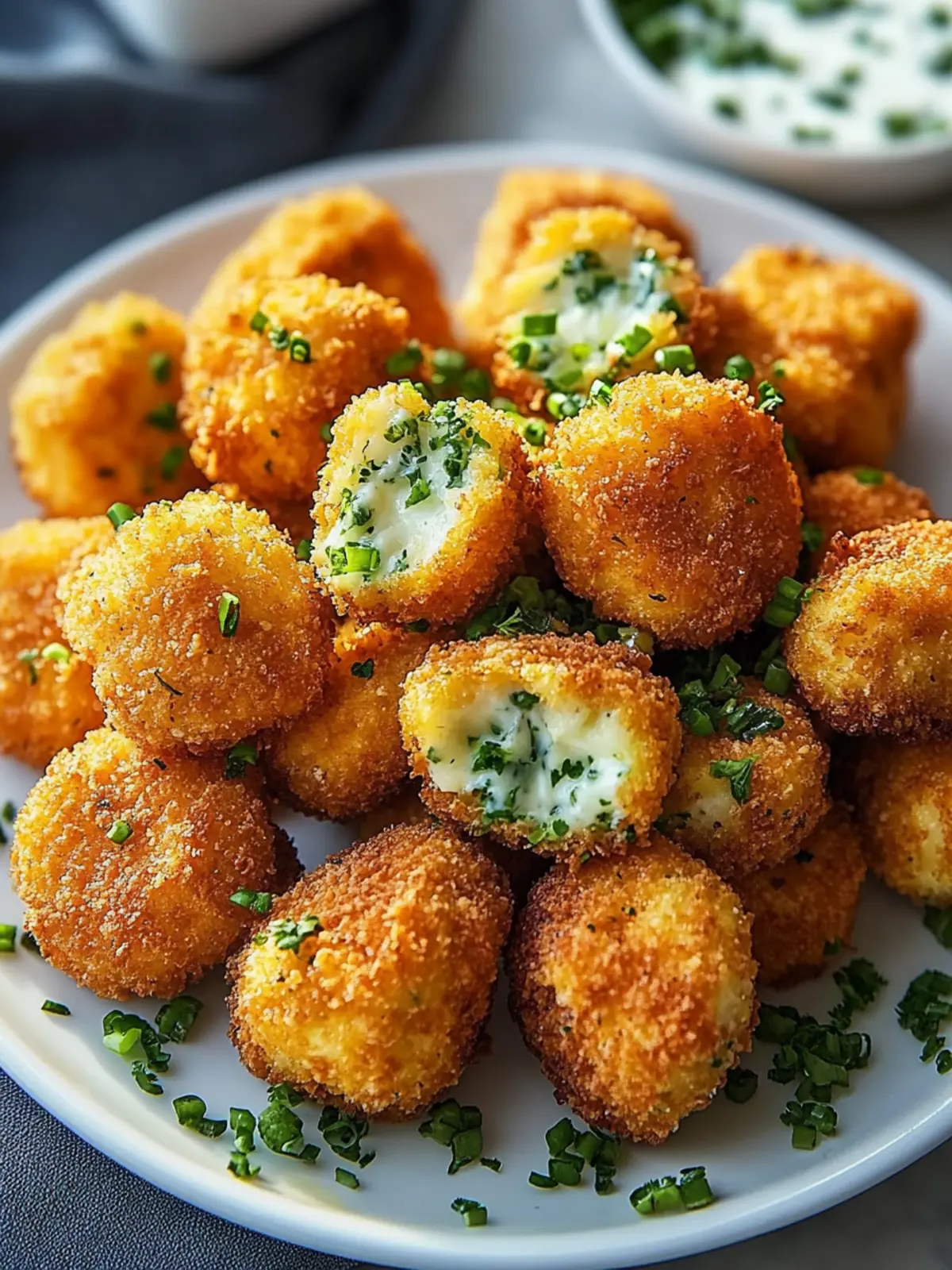 Knusprige Brokkoli Käse Nuggets