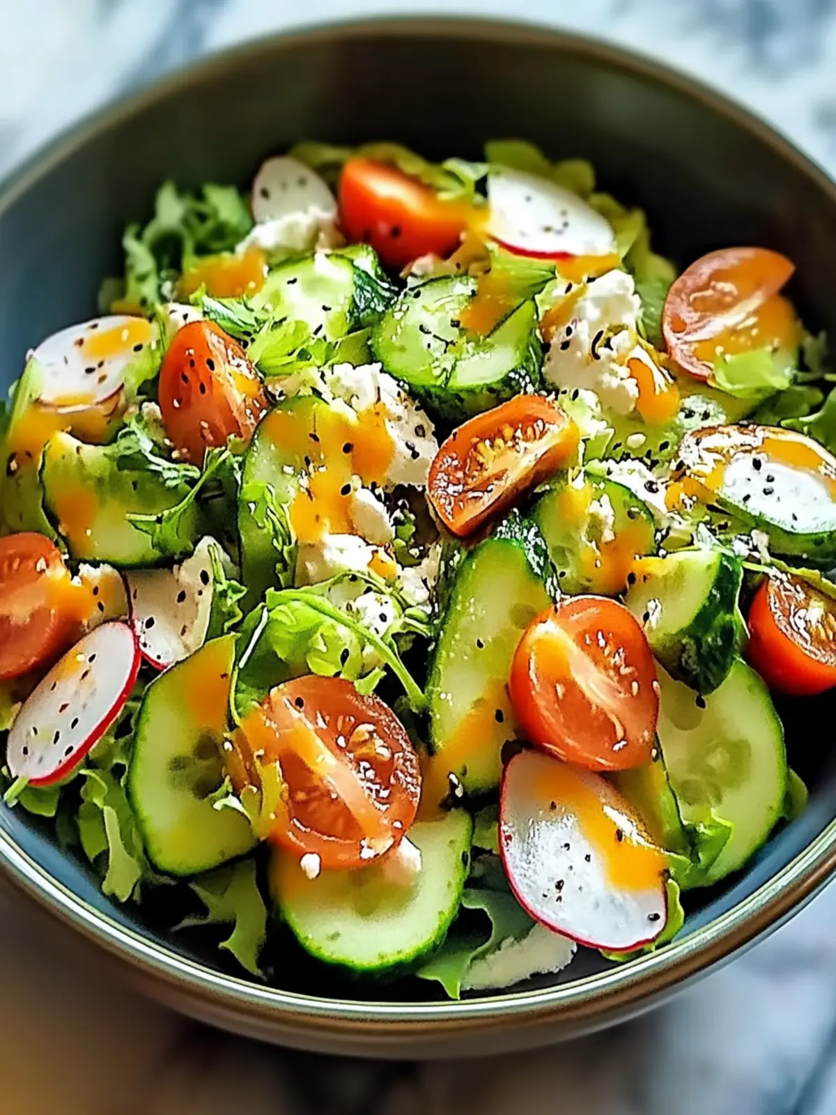 Kalifornischer Gurkensalat