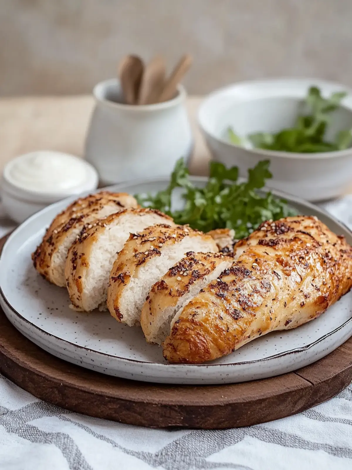 Hühnerbrust aus der Heißluftfritteuse