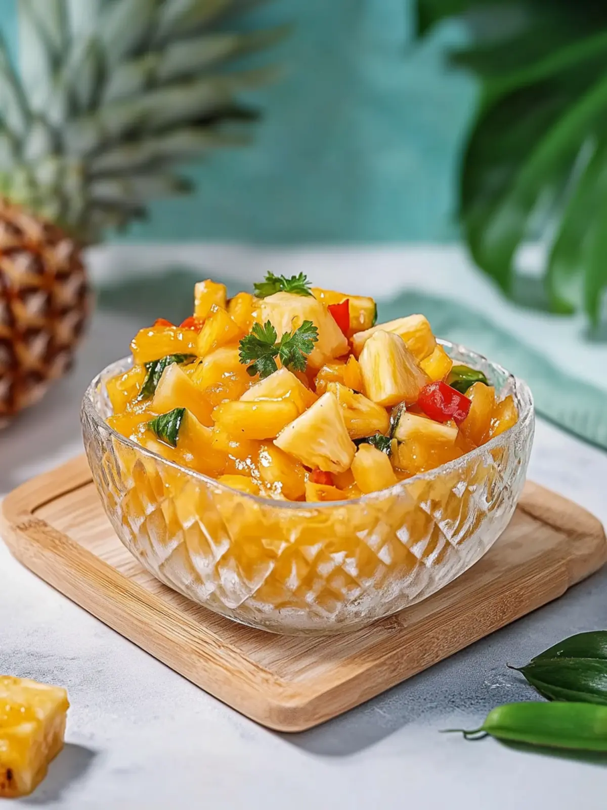 Asien-Gemüse süß-sauer mit Ananas