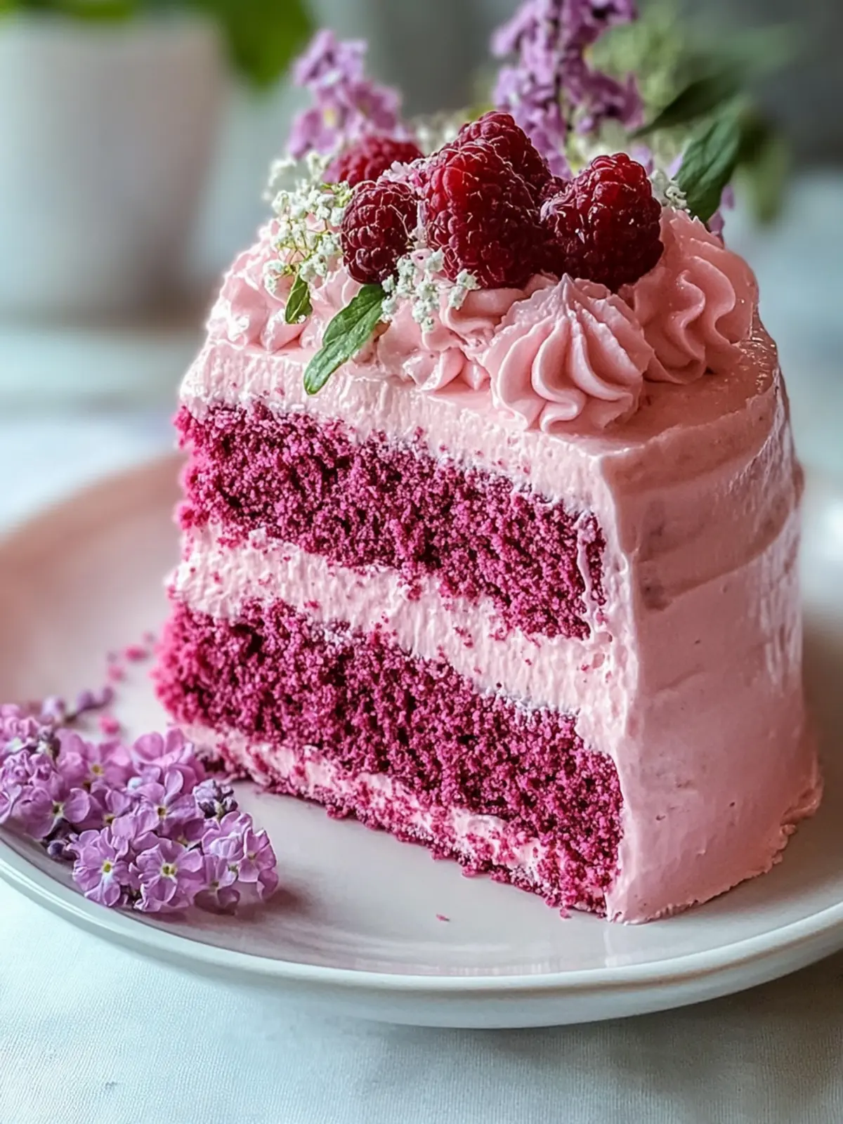 Muttertags Pink Samt Kuchen
