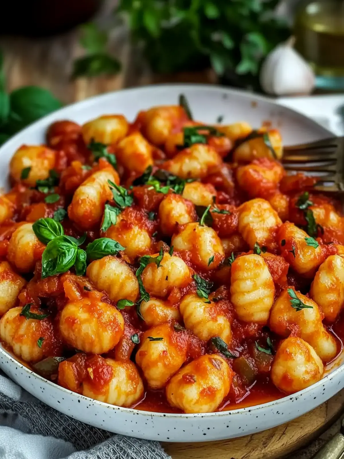 Gnocchi all’arrabbiata
