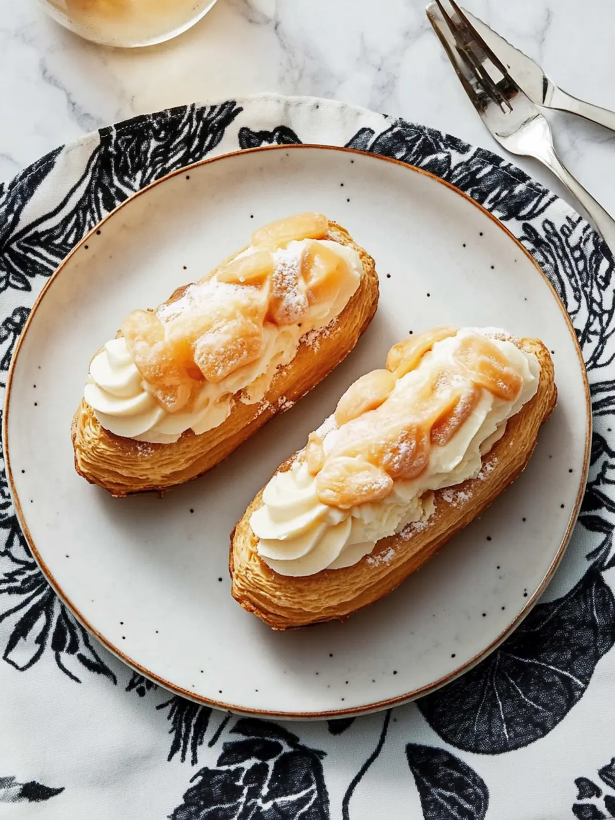 Passionsfrucht-Eclairs