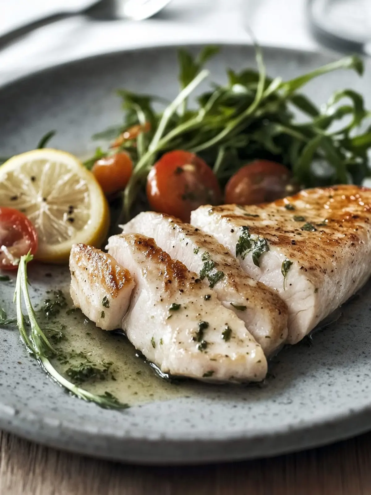 Steamed chicken breast fillet from the steamer