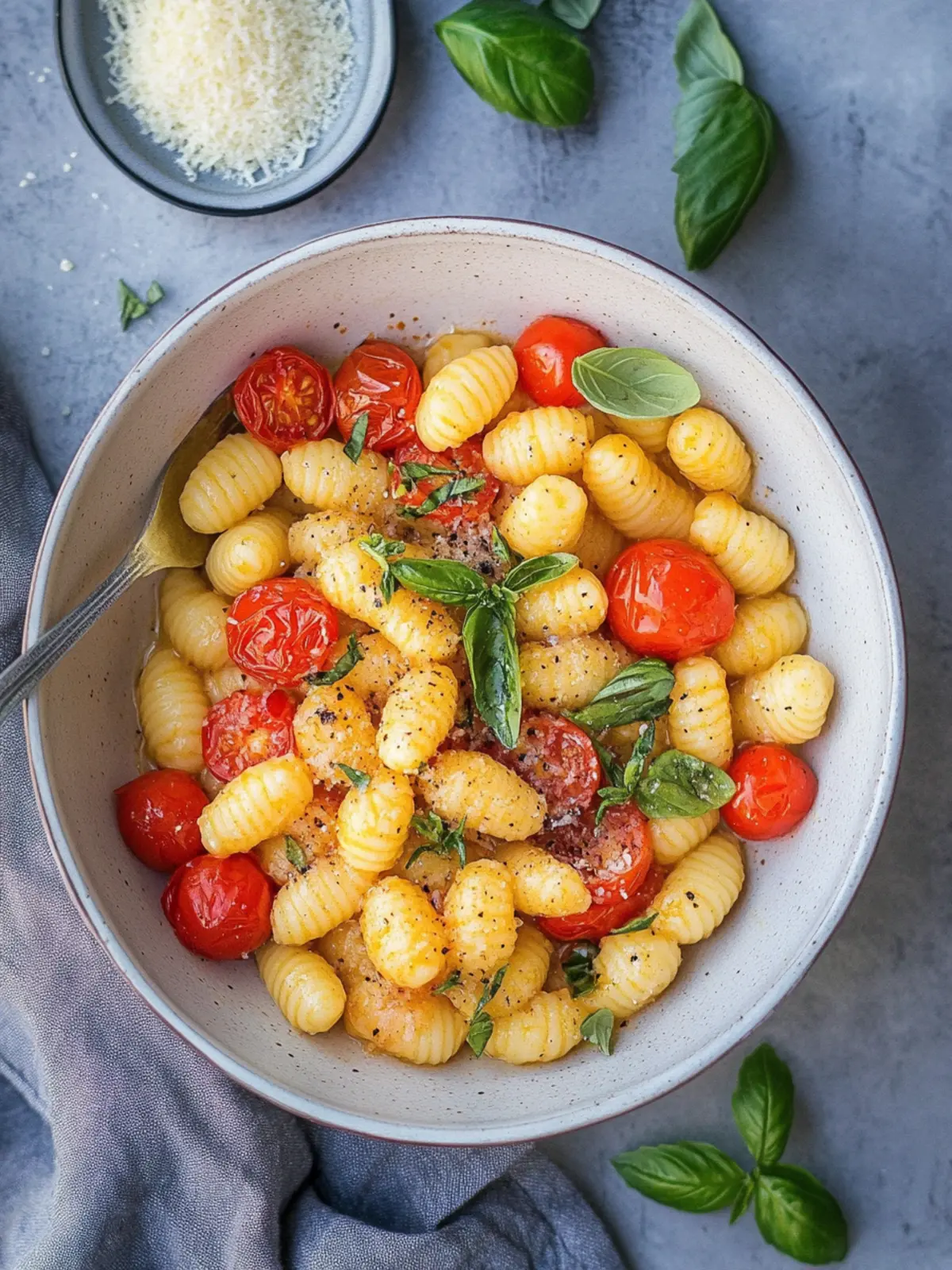 Quick Gnocchi with Oven Tomatoes