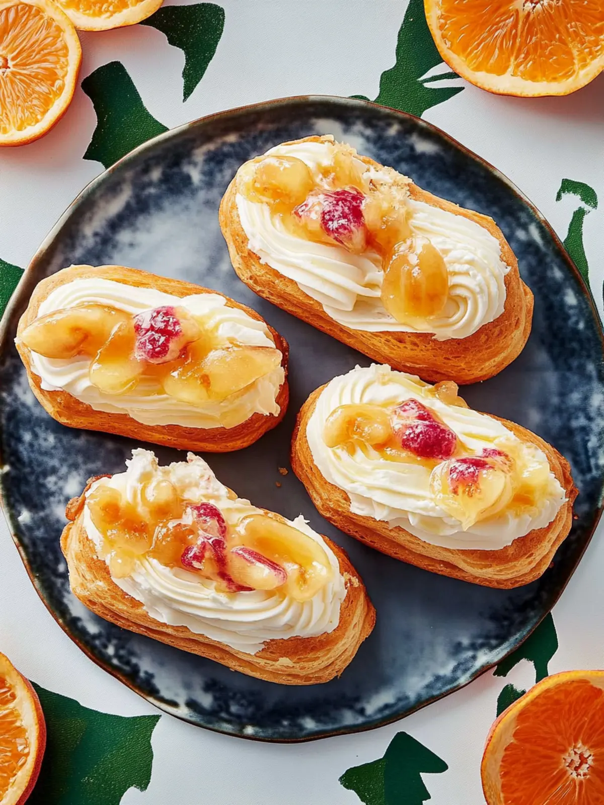 Passionsfrucht-Eclairs