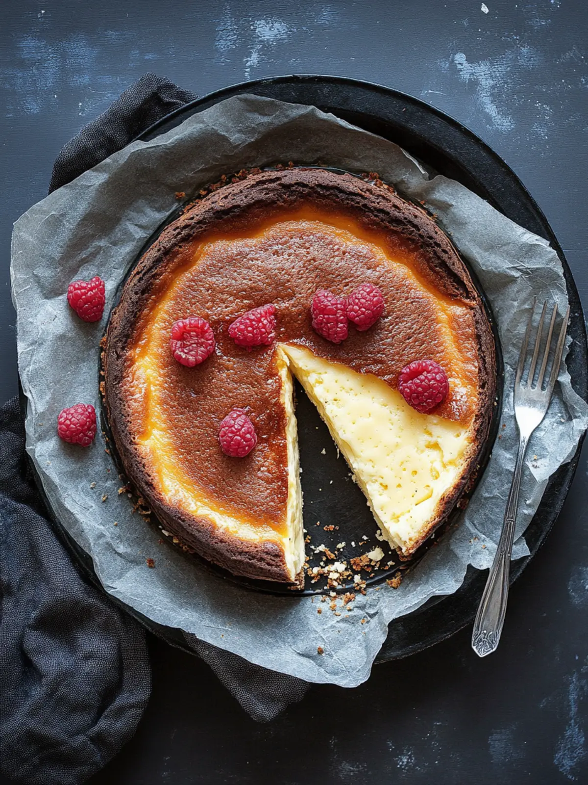 Baskischer Käsekuchen
