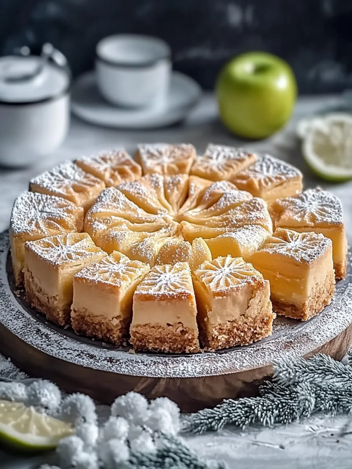 Make your own speculoos apple tray cake