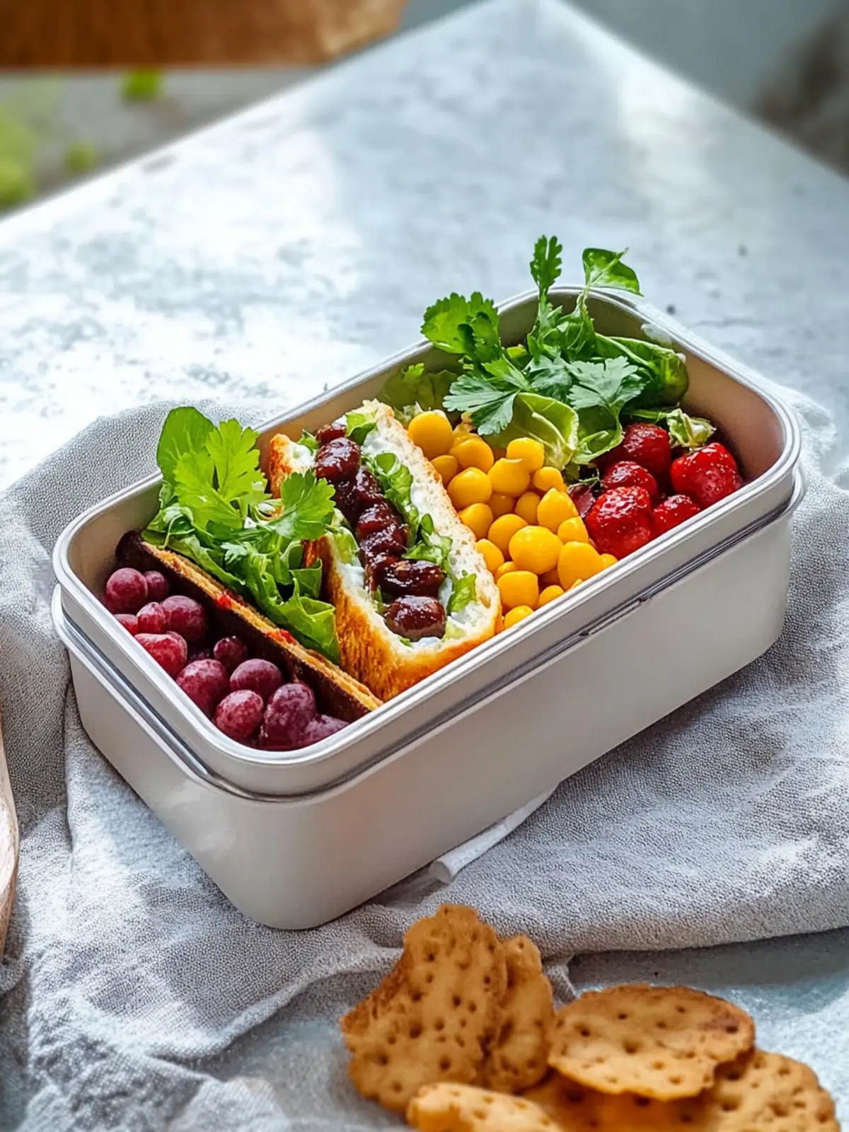 Süßkartoffel Lunchbox-Kumpir