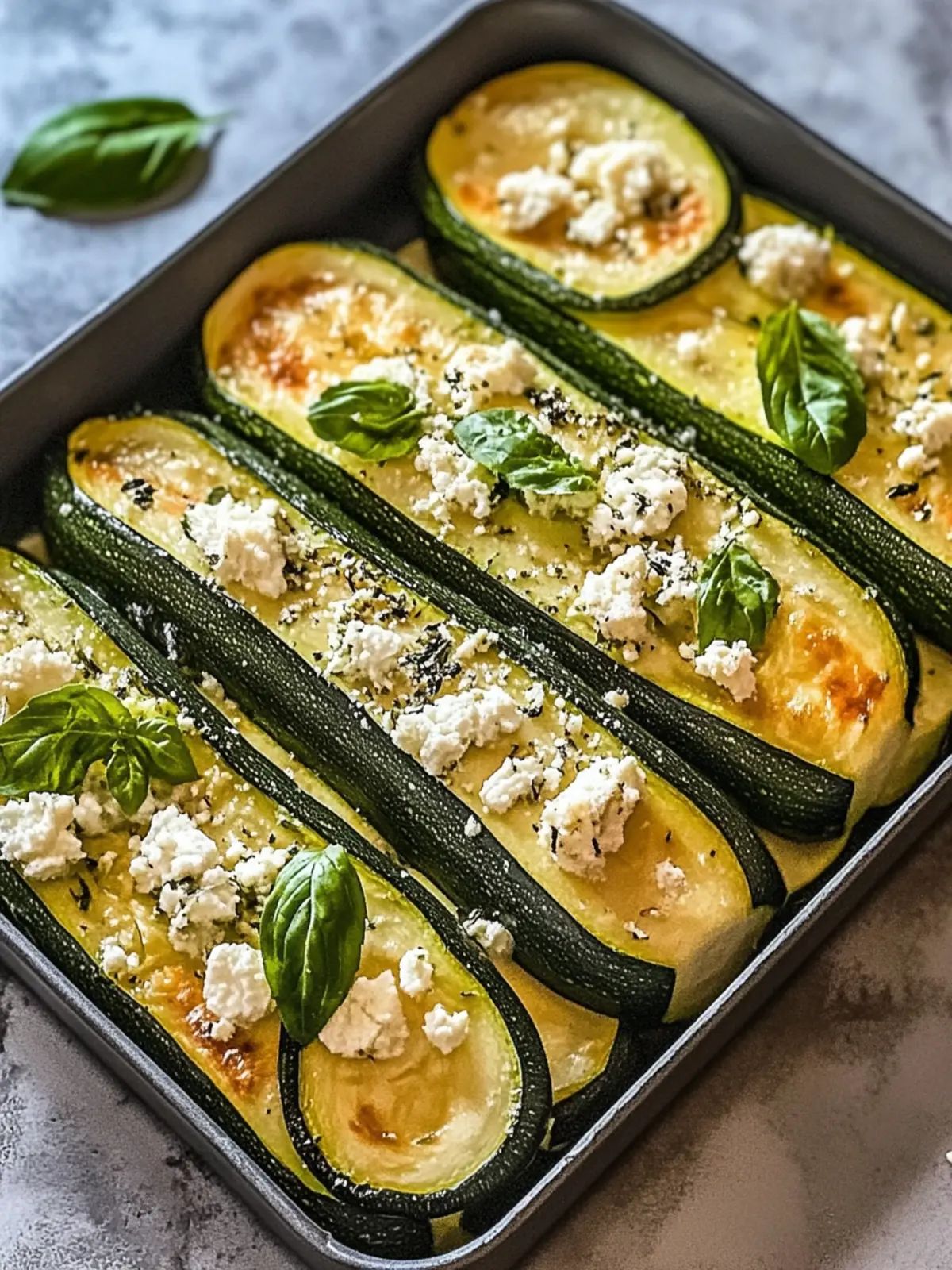 Mediterranes Hähnchen Zucchini Auflauf