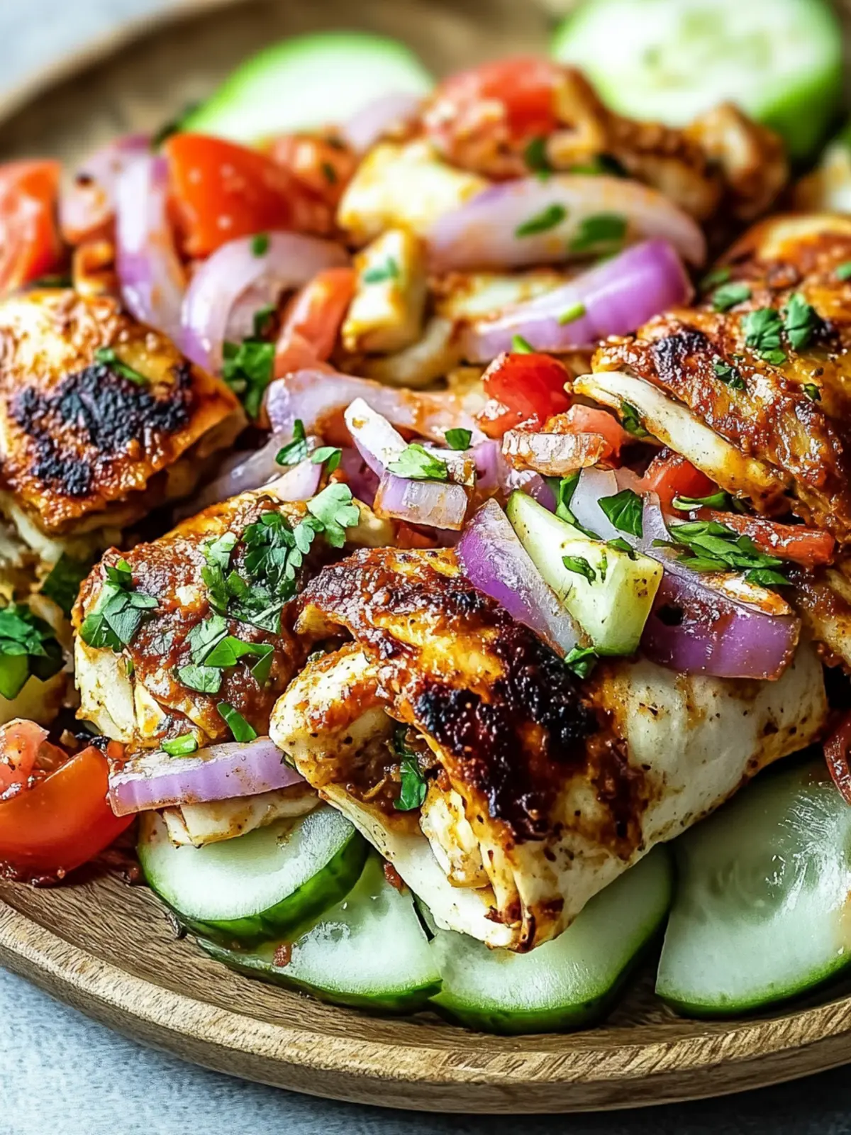 Hühnchen Shawarma Blechpfannenabendessen