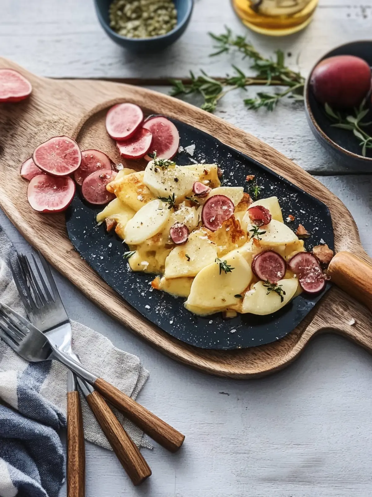 Winter-Raclette mit Kürbiskerncreme