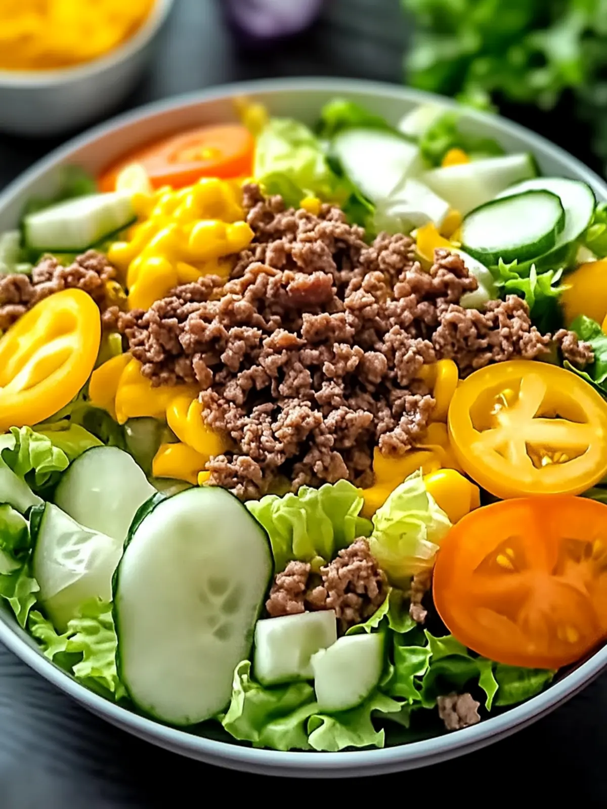 Keto Big Mac Salat