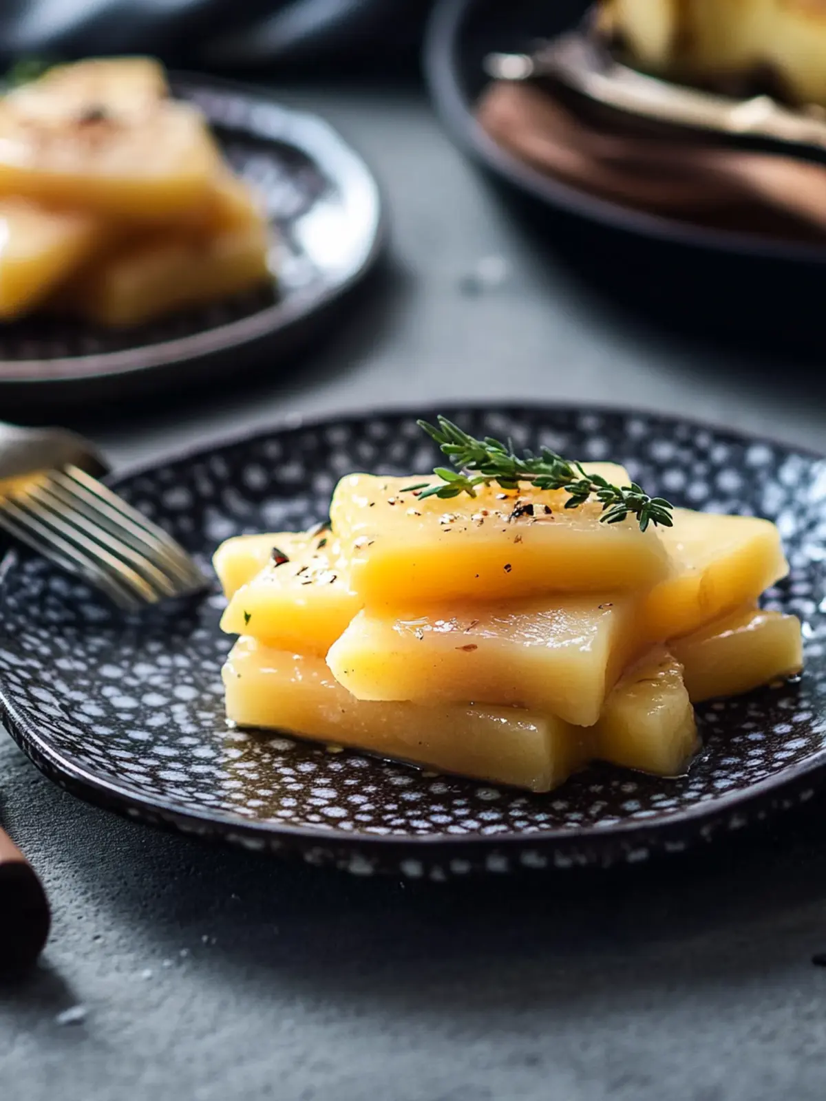Raclette-Pfännchen mit Garnelen und Ananas