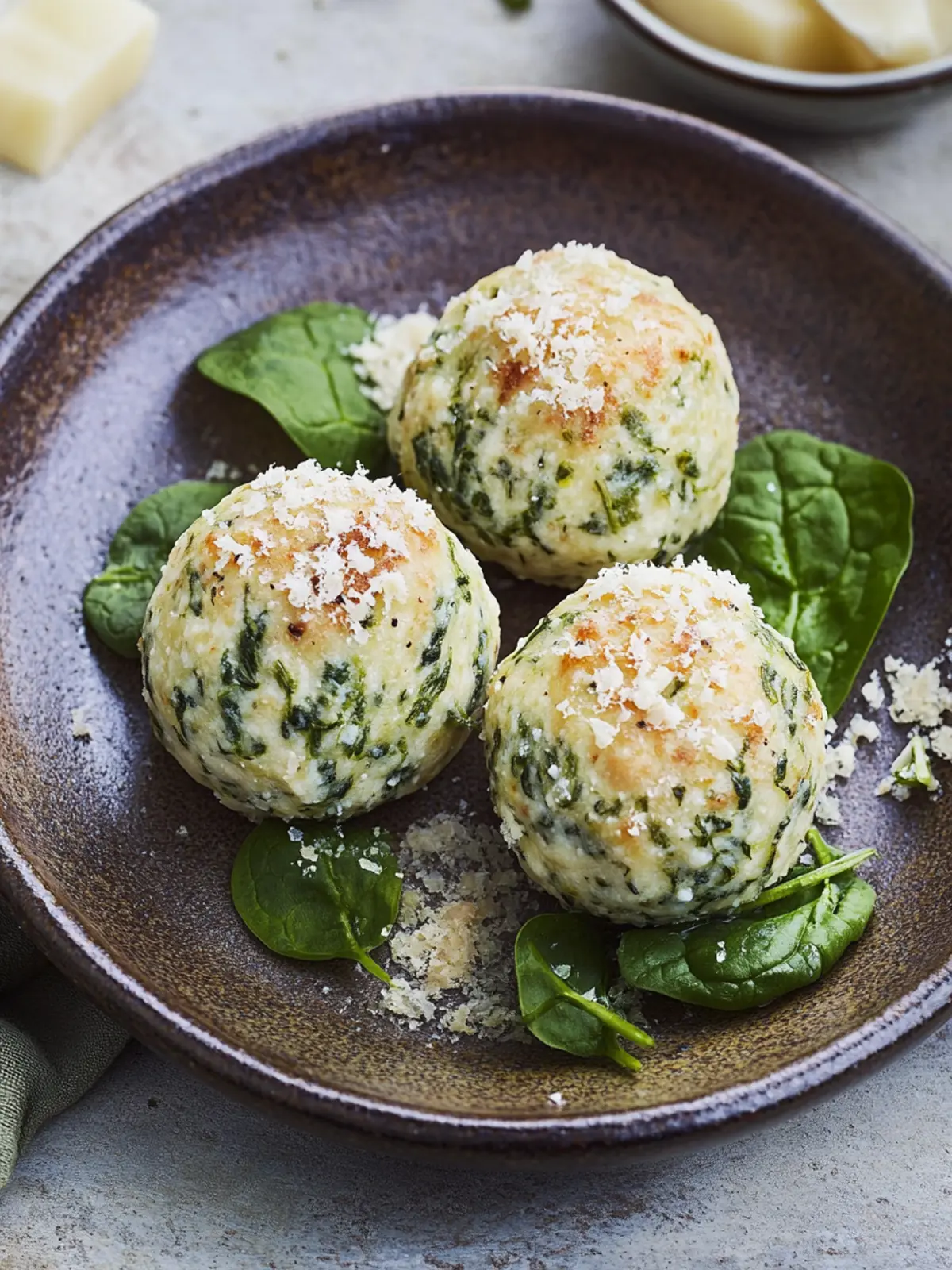 Südtiroler Spinatknödel