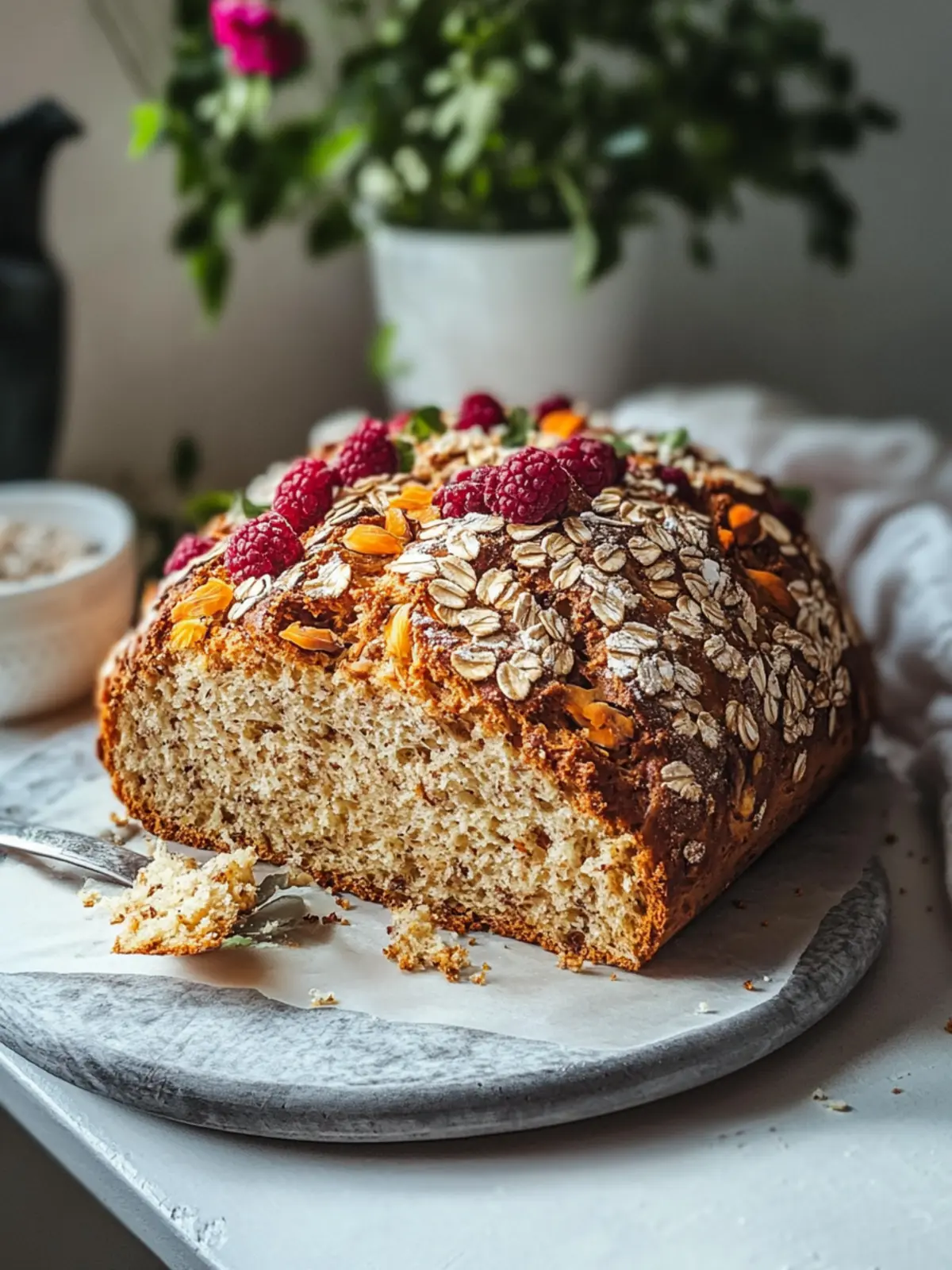Juicy Spelt Yogurt Carrot Bread