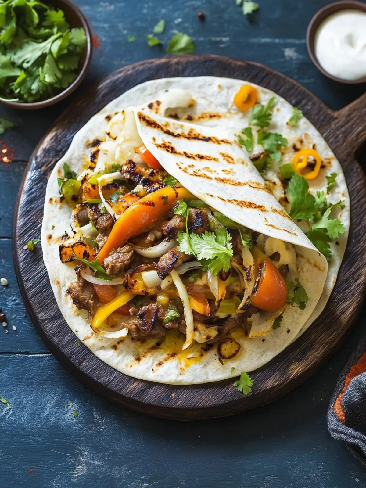 Rindfleisch-Wrap vom Grill