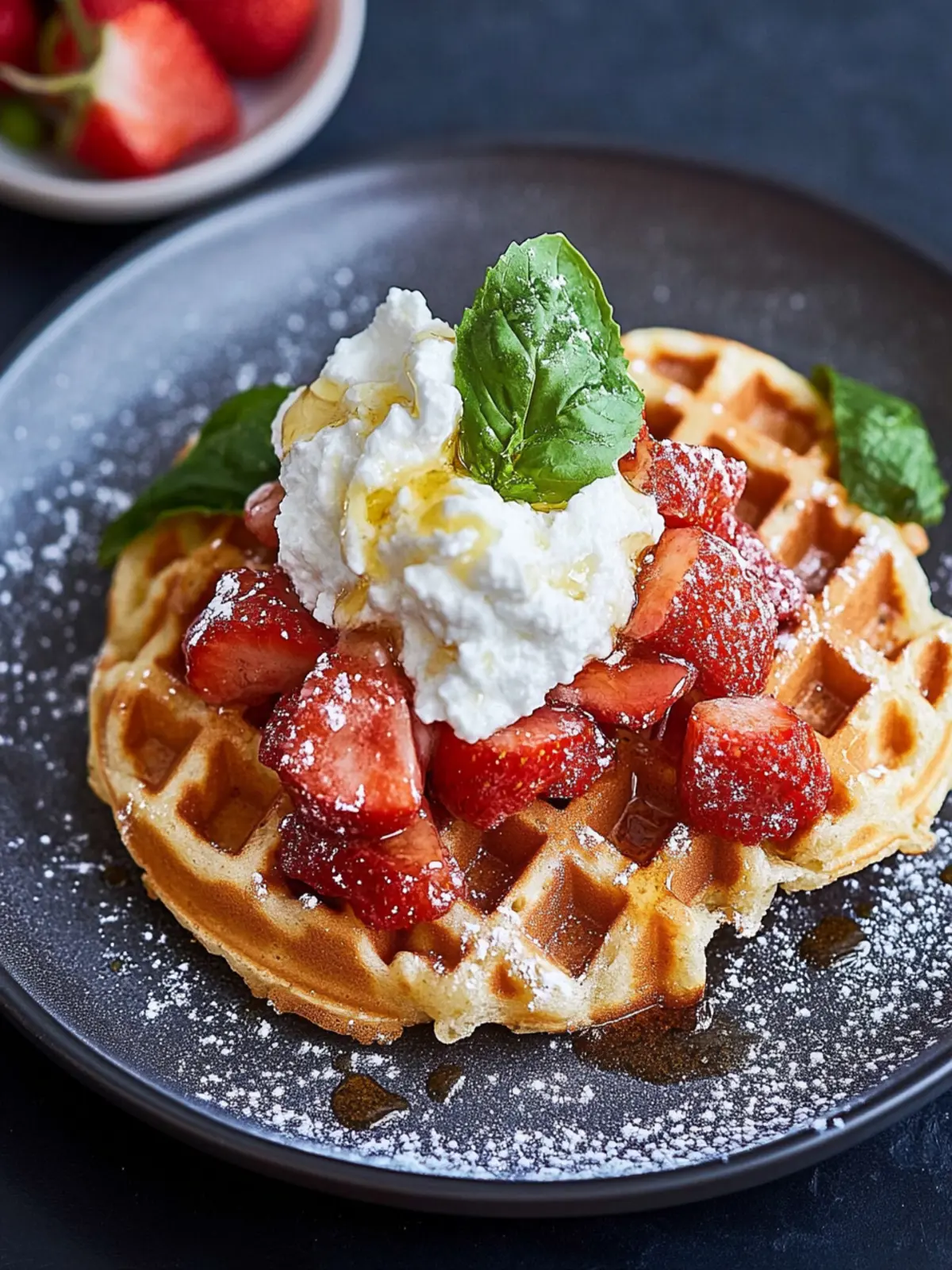 Herzhafte Waffeln