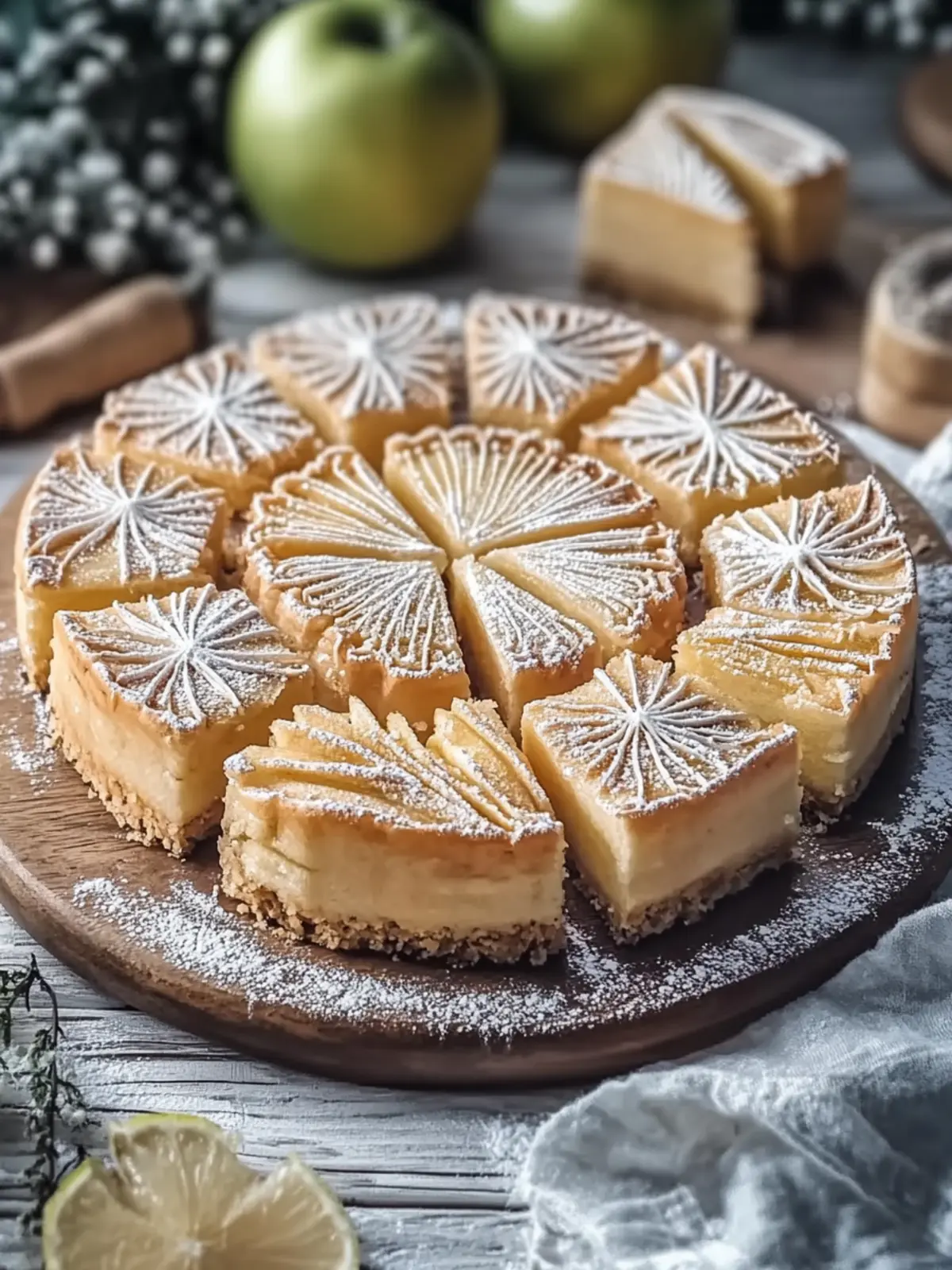 Make your own speculoos apple tray cake