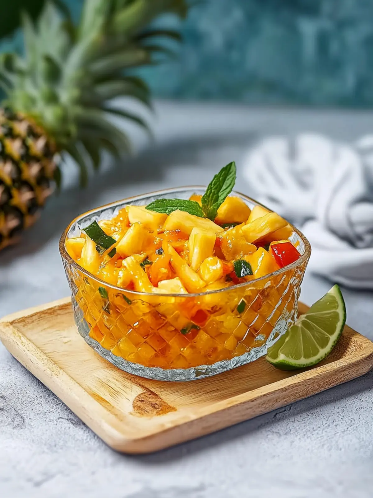 Asien-Gemüse süß-sauer mit Ananas