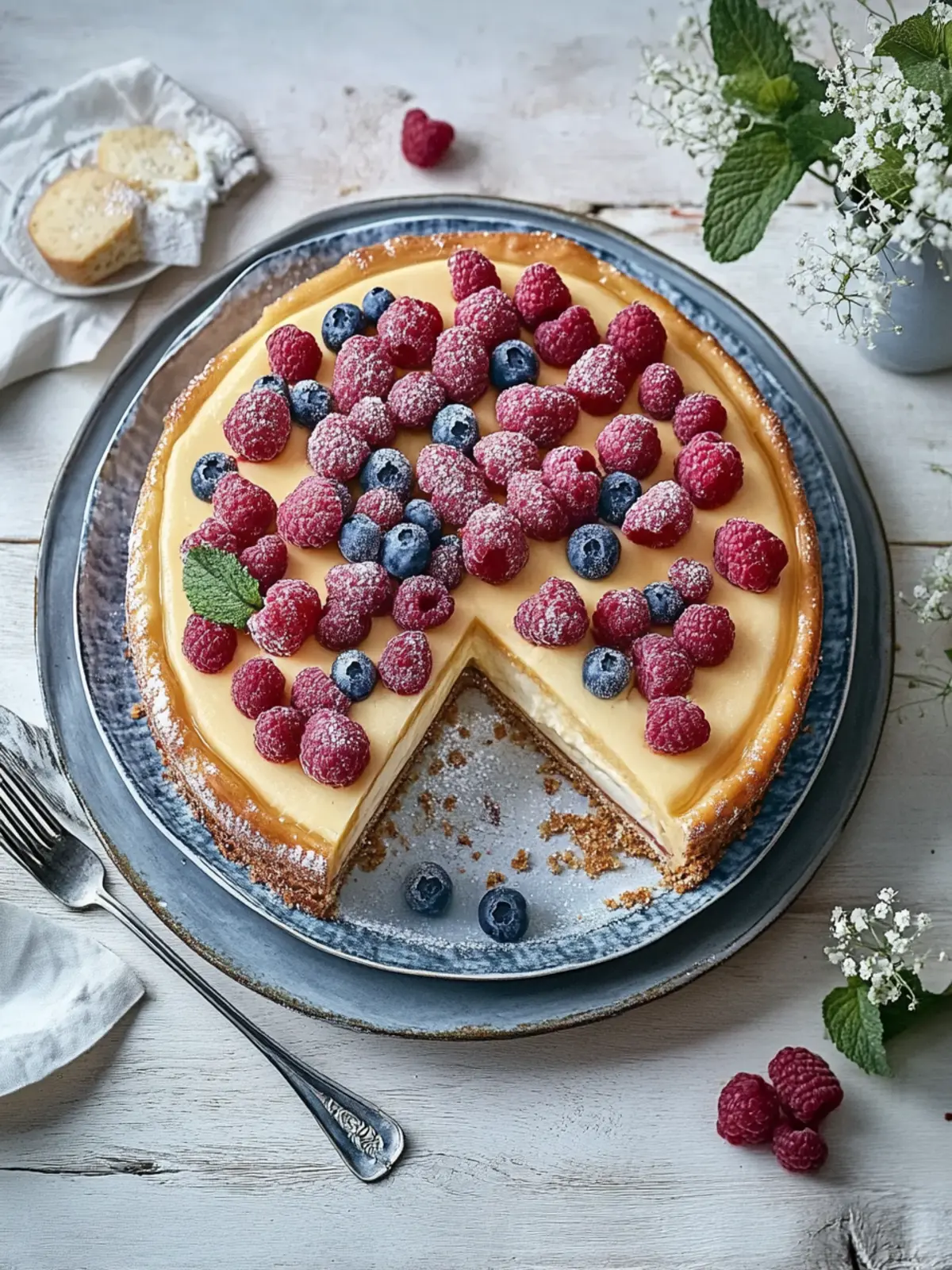 Käsekuchen-Herzen