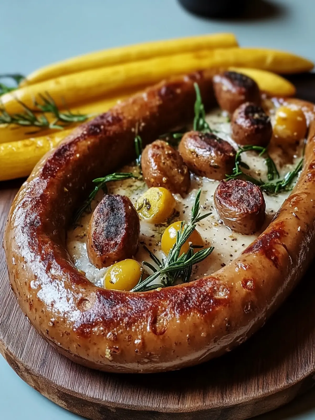 Wurst Bohne Kartoffel Auflauf