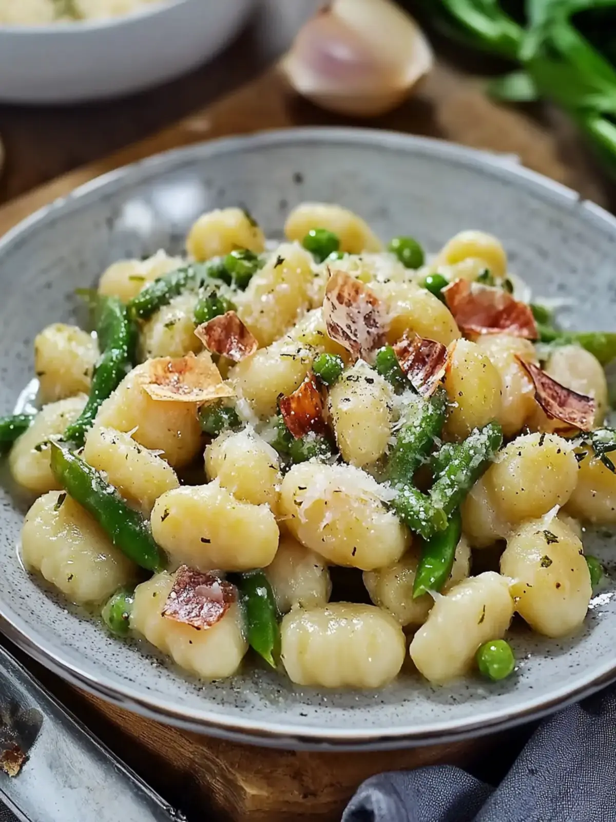 Gnocchi mit grünem Spargel