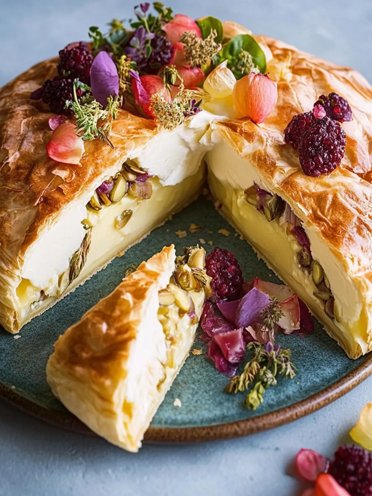 Gebackener Brie und karamellisierte