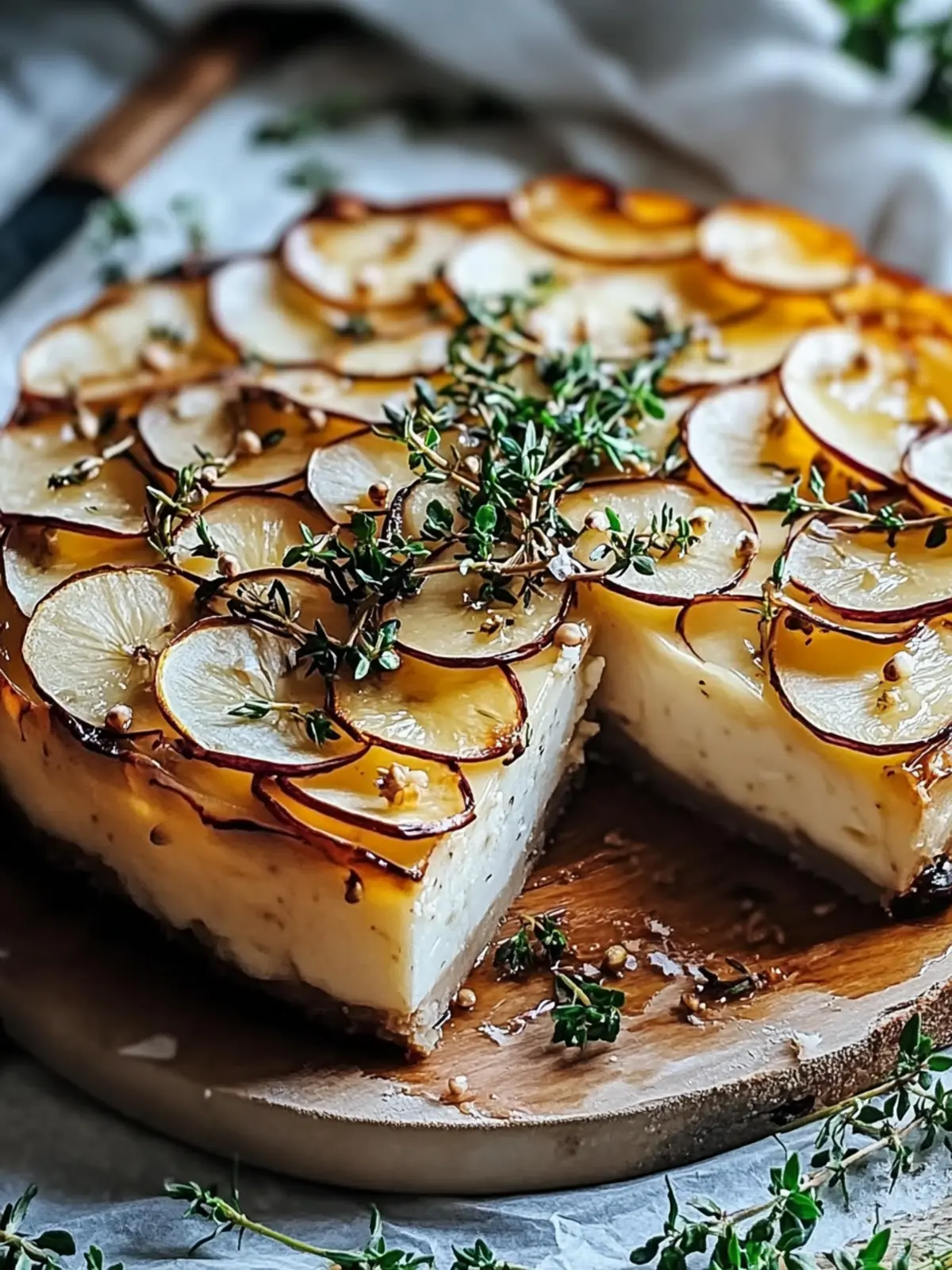 Crispy Balsamic-Thyme Potato Tart Delight