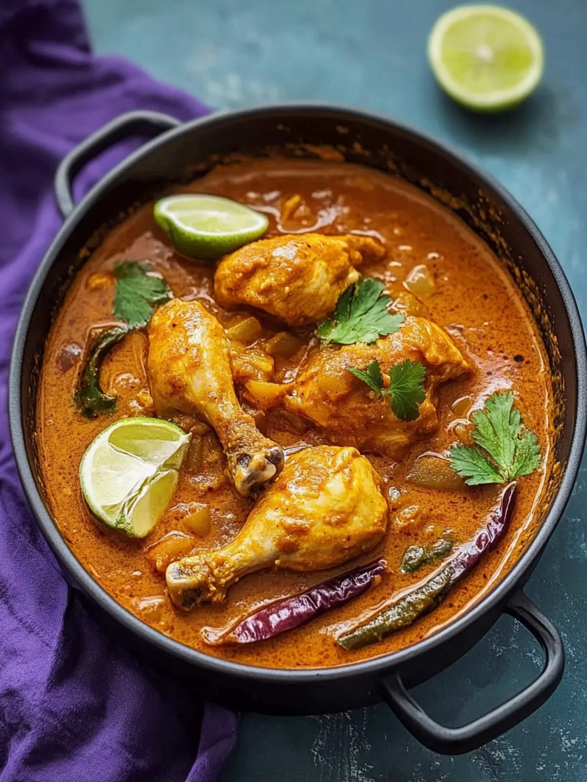 Hähnchen-Curry mit Zimt