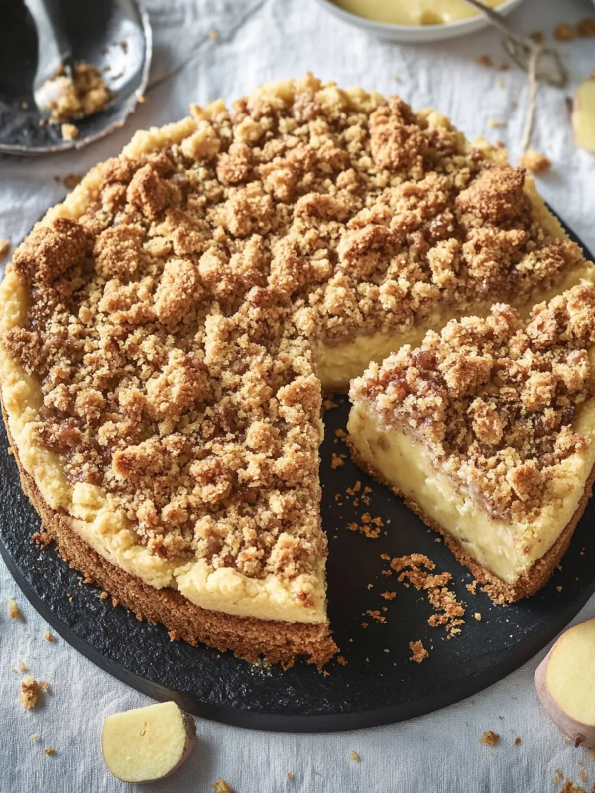 Nuss-Streusel-Käsekuchen