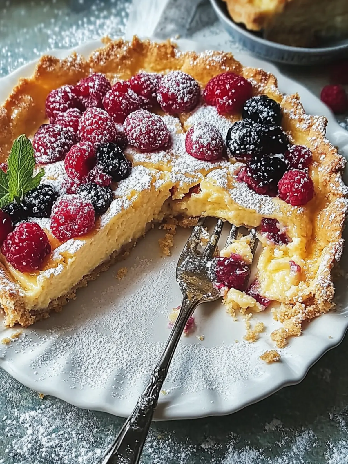 Omas Zwetschgenkuchen mit Streuseln
