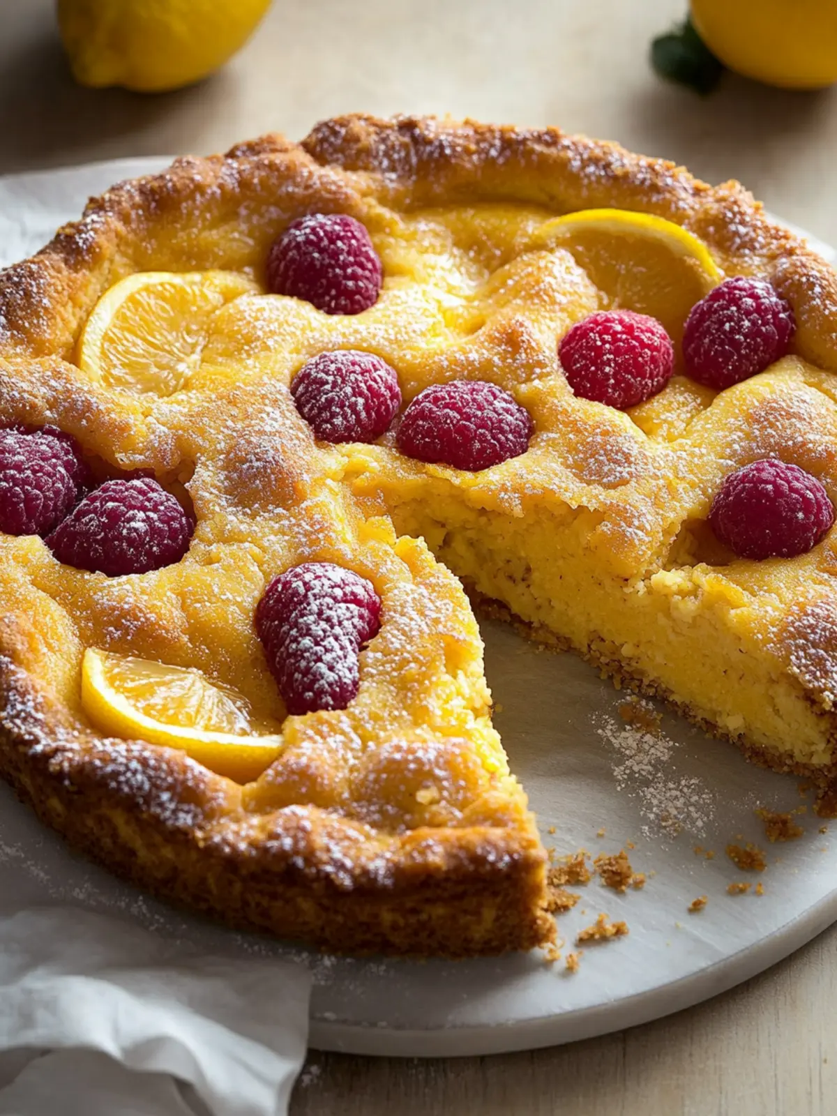 Pflaumen-Polenta-Kuchen