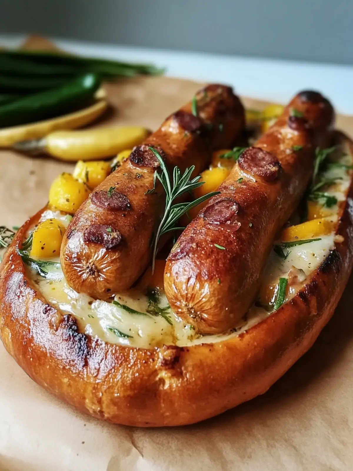 Wurst Bohne Kartoffel Auflauf
