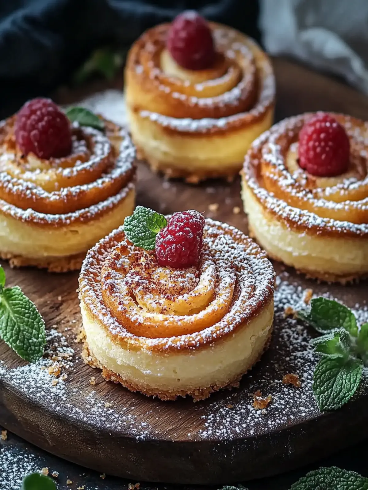 Mini-Zimtschnecken-Käsekuchen