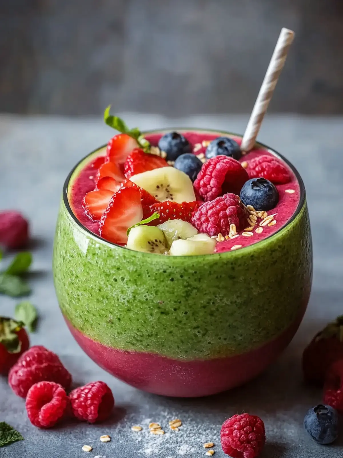 Leichte Smoothie-Schüssel