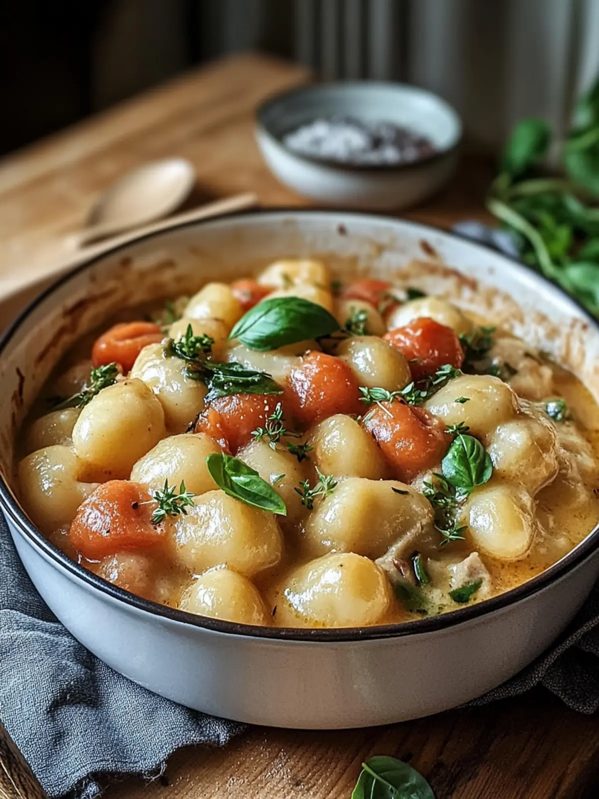 Eintopf Gnocchi Hähnchen Topf Kuchen