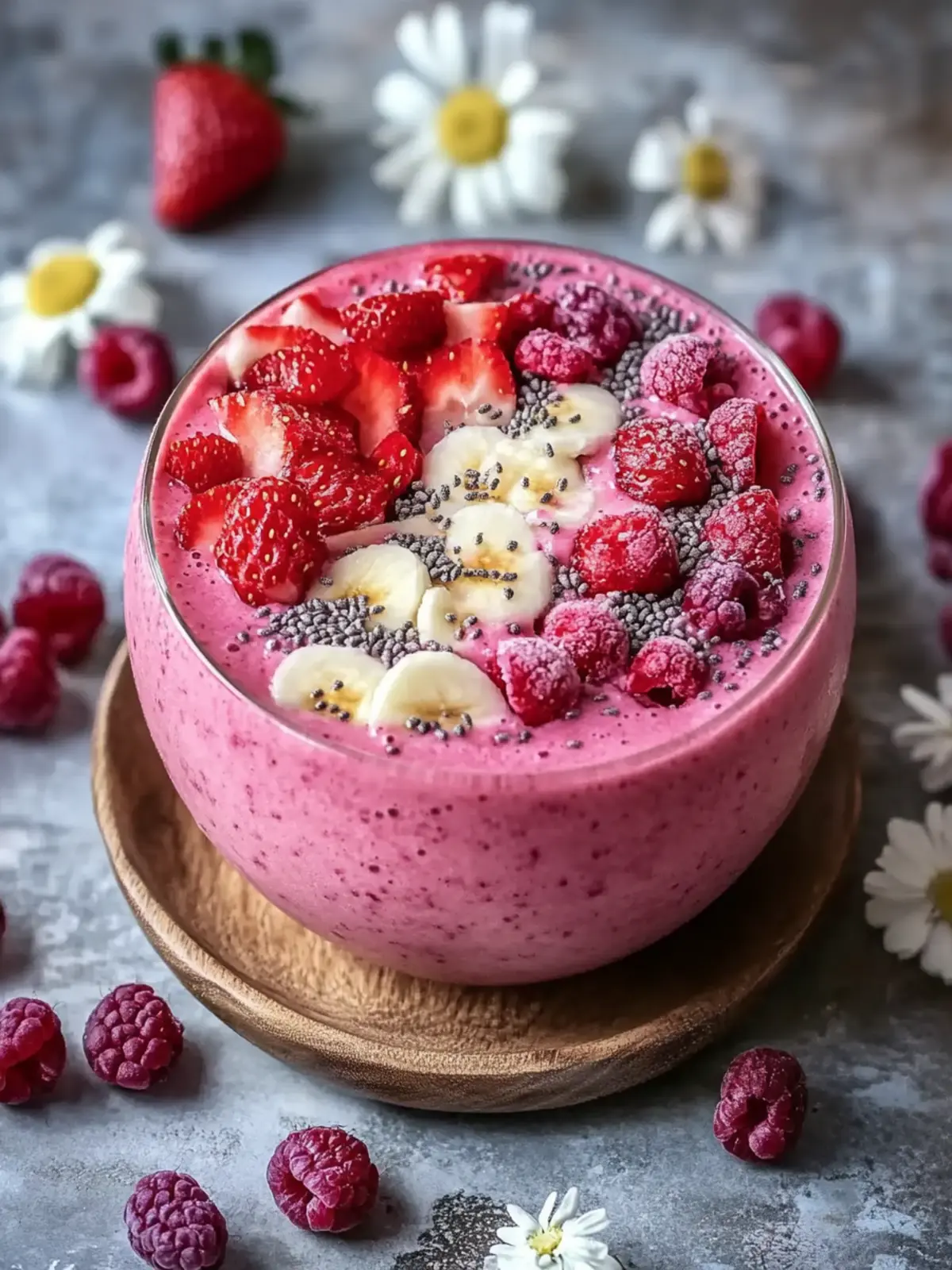 Leichte Smoothie-Schüssel