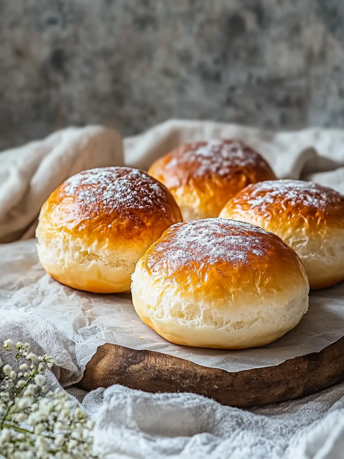 Super fluffige Käsebrötchen