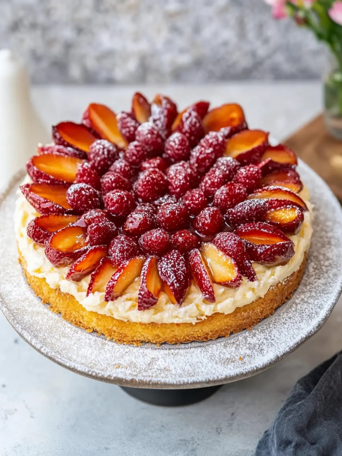 Zwetschgenkuchen mit Hefeteig selber backen