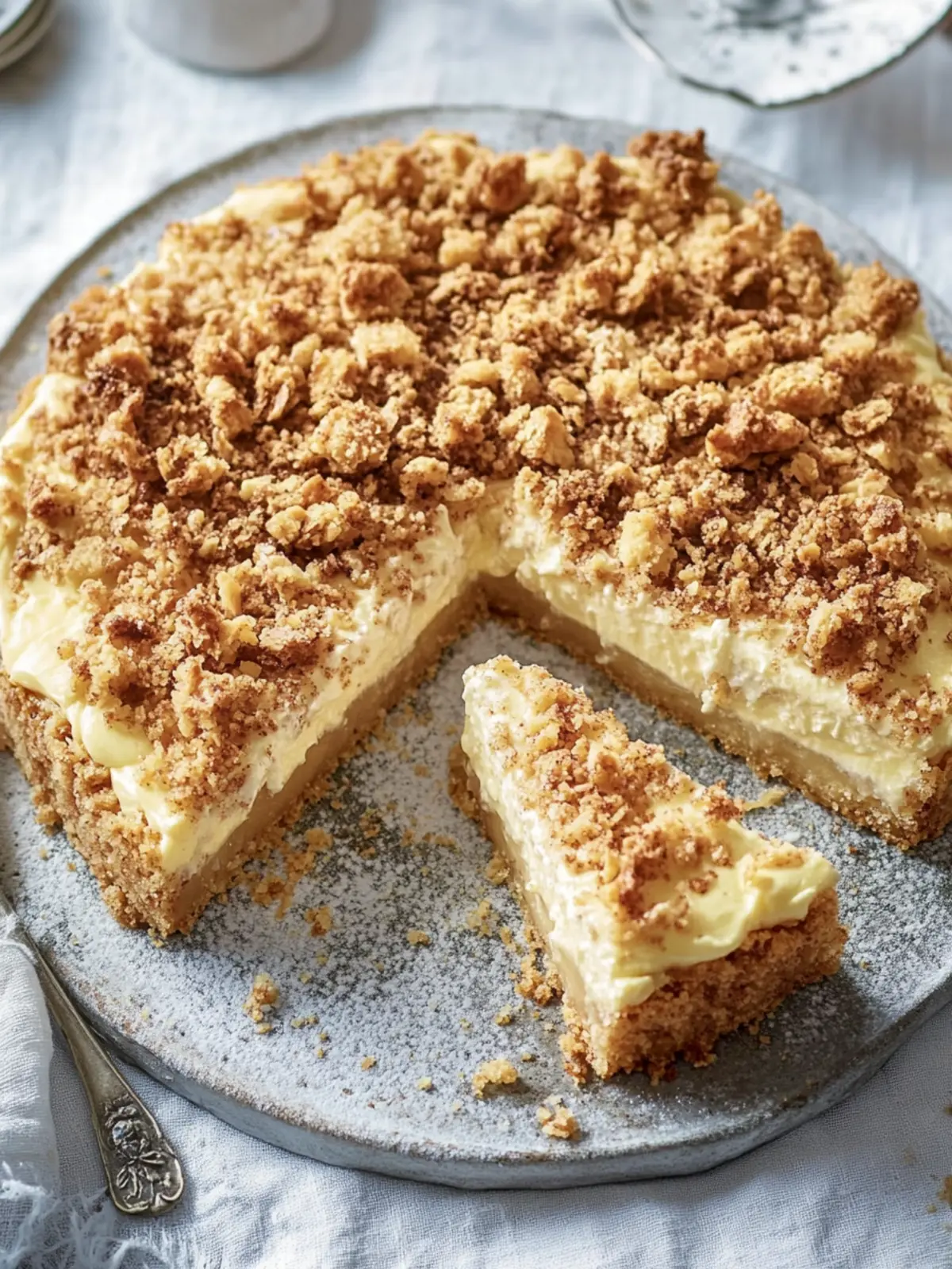 Nuss-Streusel-Käsekuchen