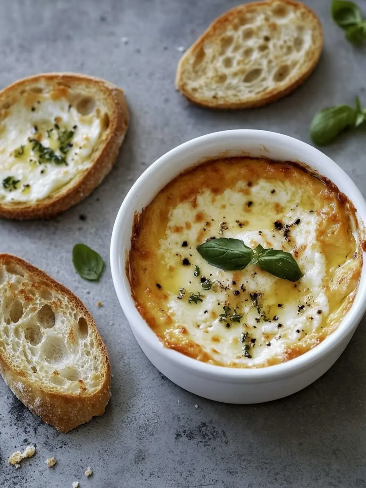 Mozzarella-Dip-Süppchen