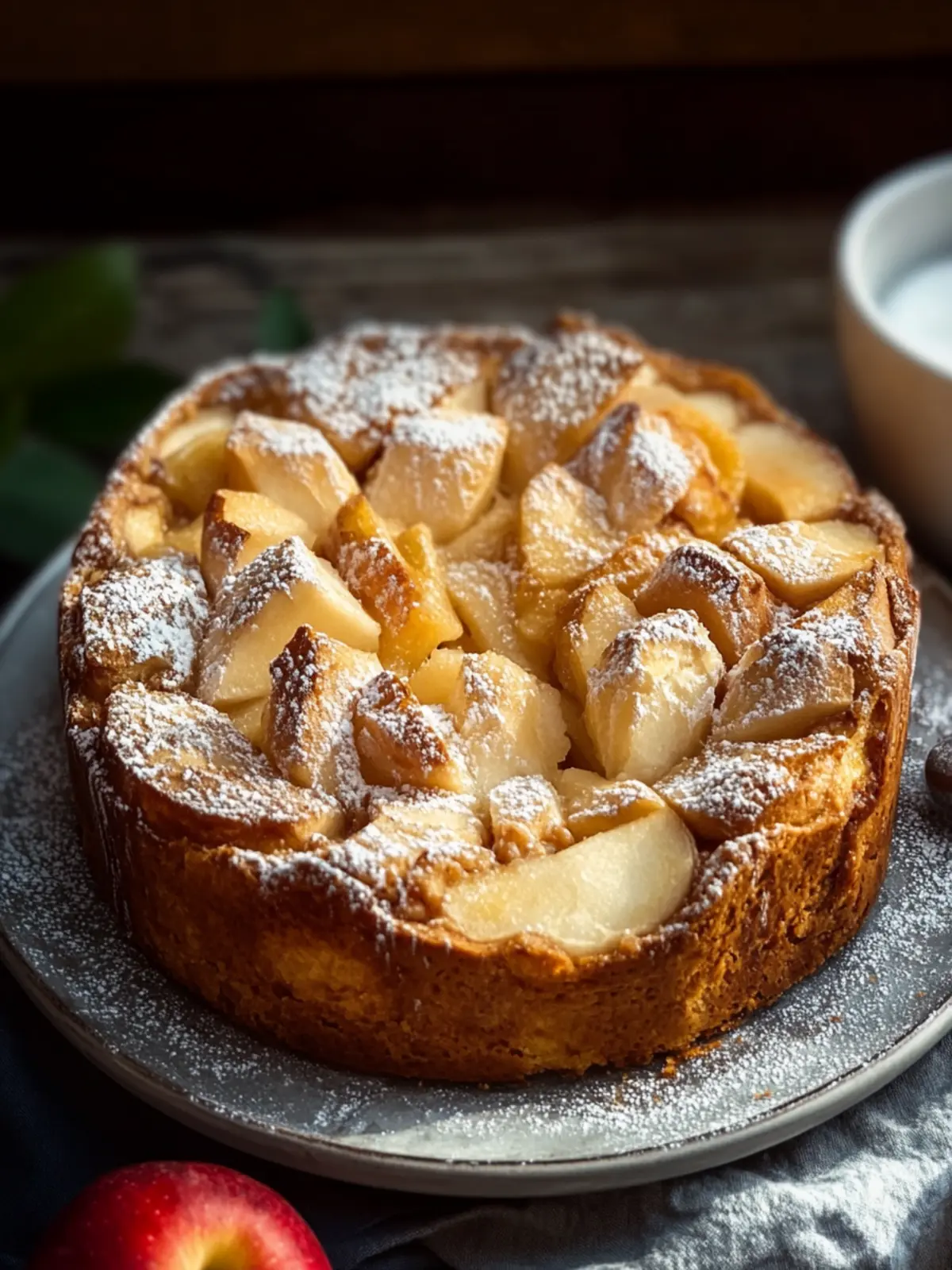 Saftiger Zimtschnecken Apfelkuchen