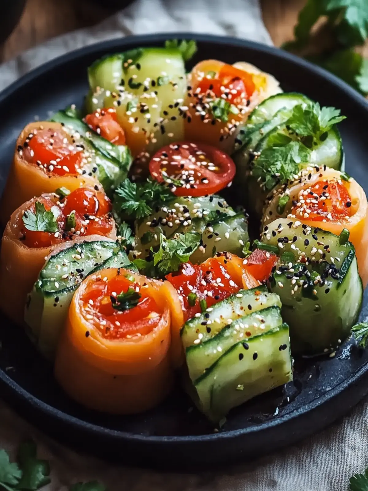 Gesunde Vegetarische Kohlrollen