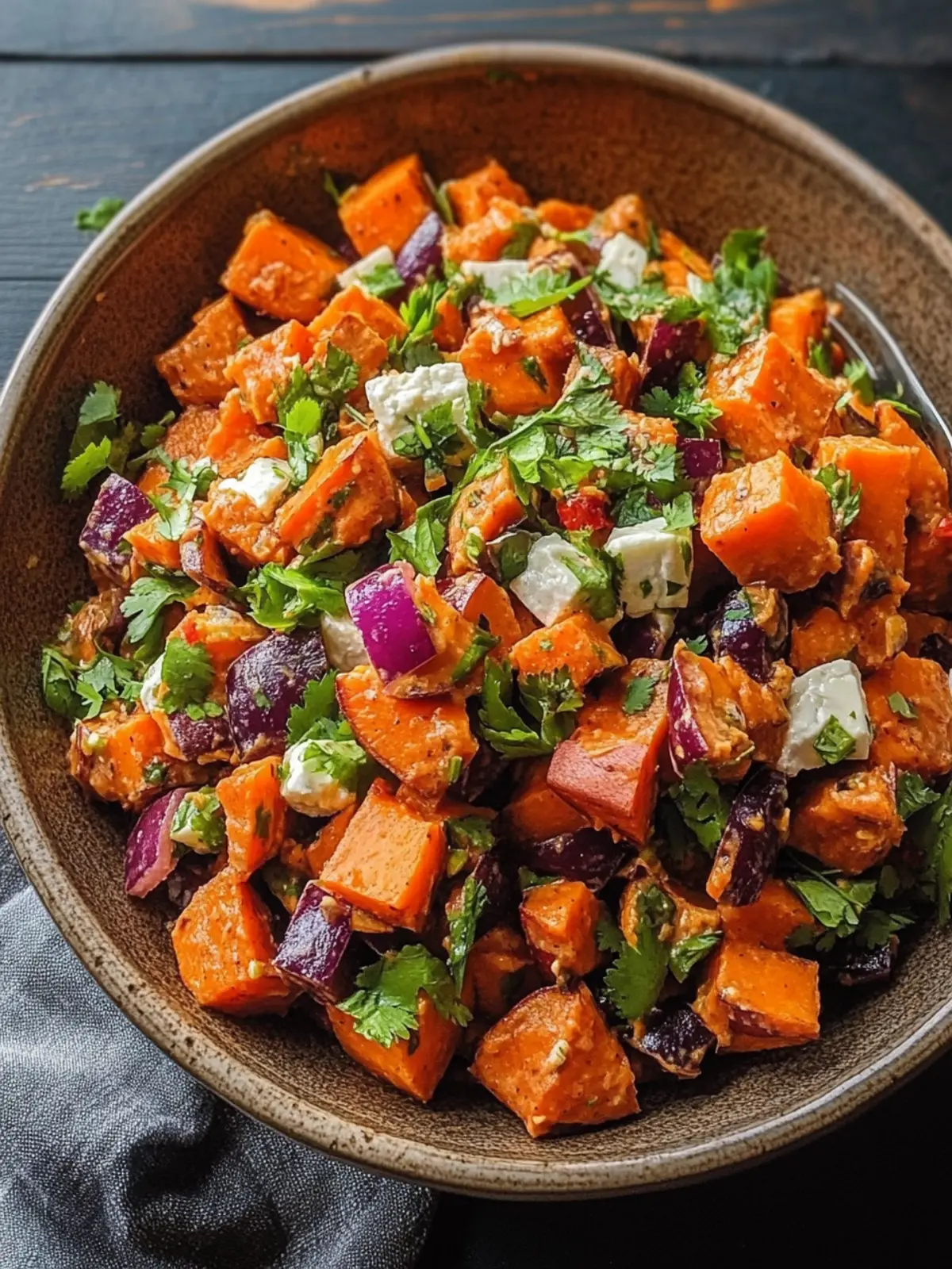 Mexikanischer Süßkartoffelsalat