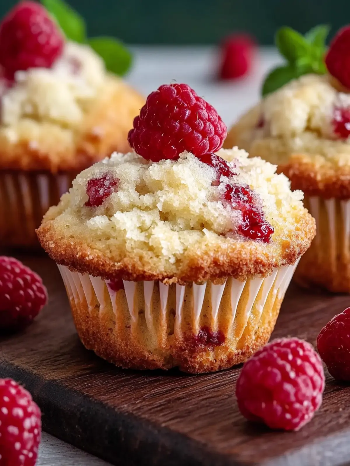 Himbeermuffins backen