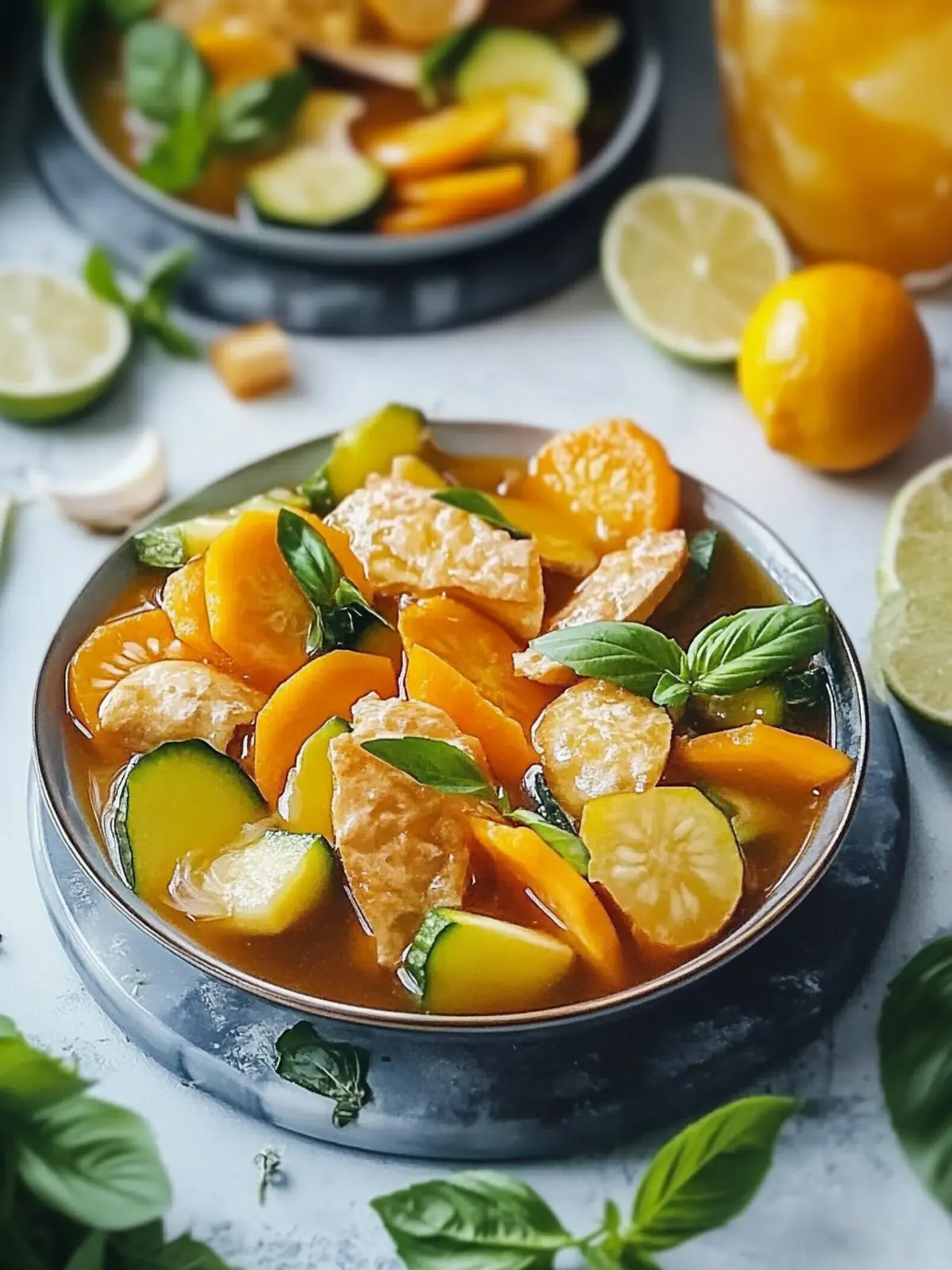Honig-Hühnchen mit Gemüse