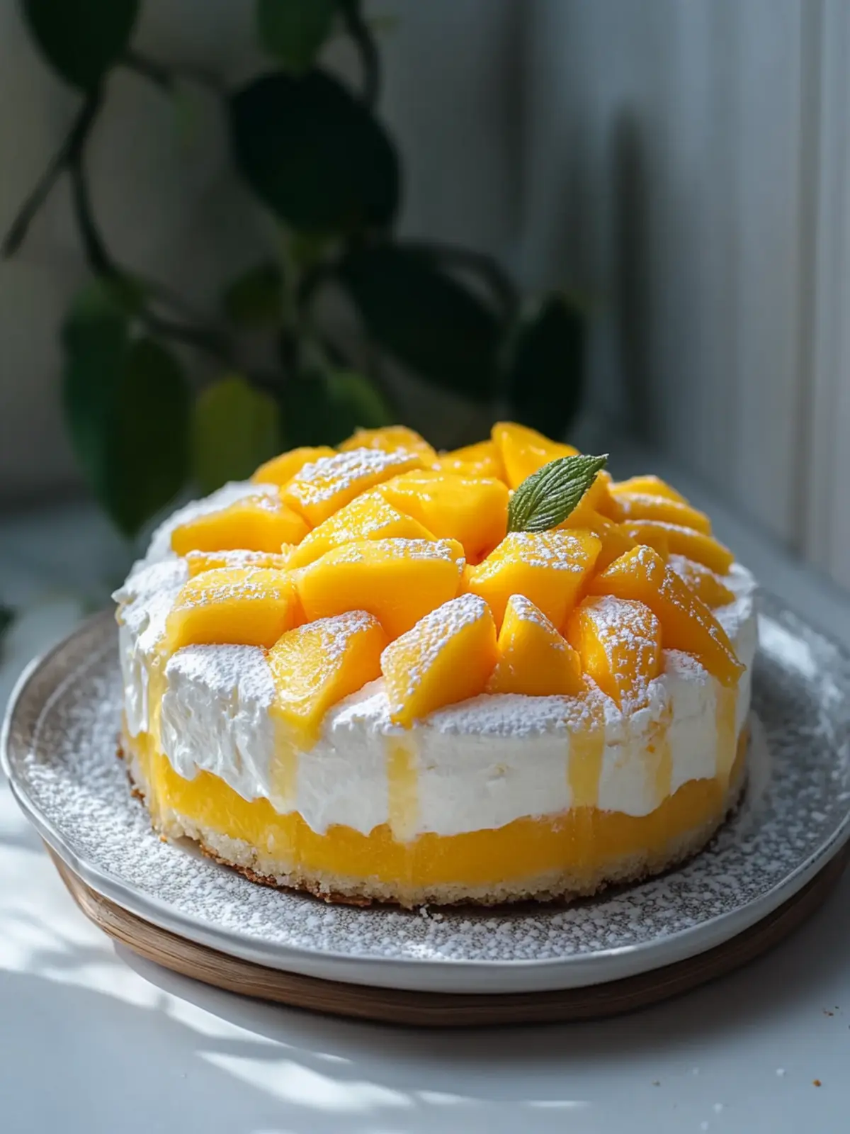 Saftiger Mango Kuchen