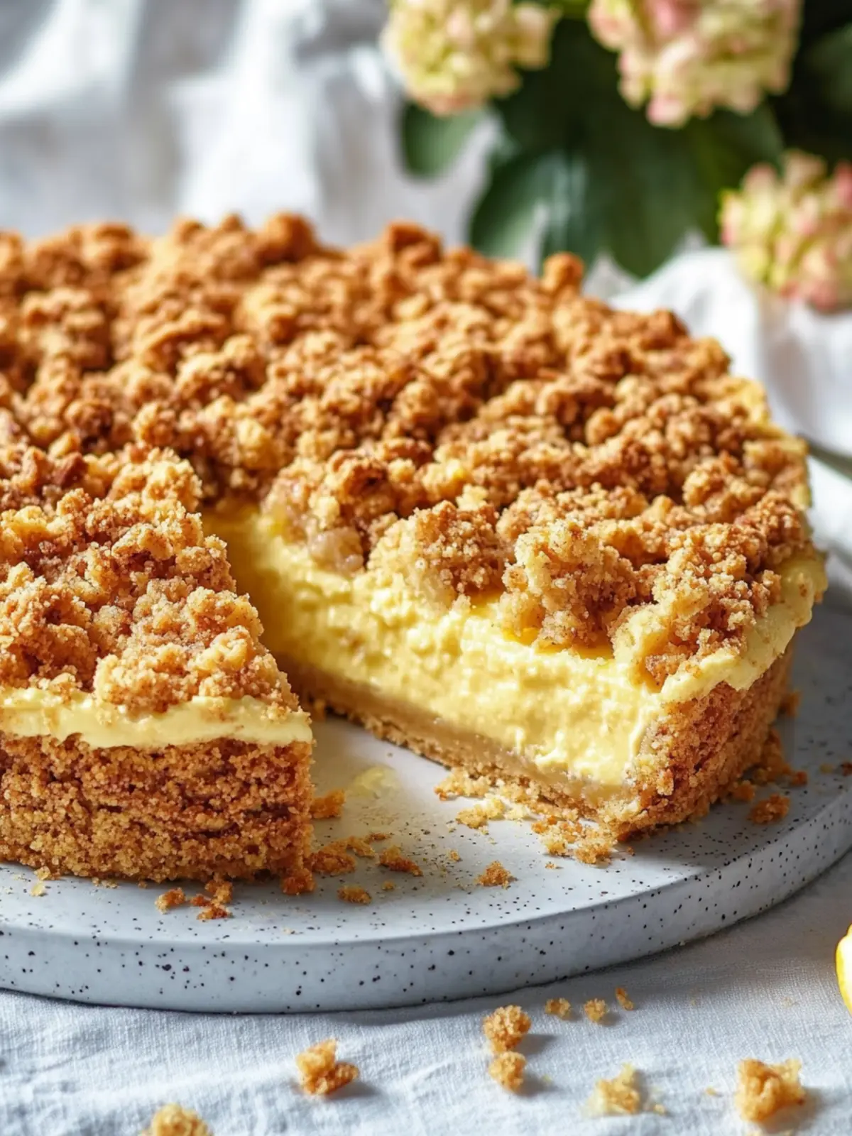 Nuss-Streusel-Käsekuchen